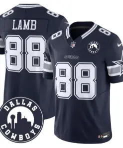 Dallas Cowboys Nike City Patch Vapor Limited Stitched Jersey - Navy - Image 3
