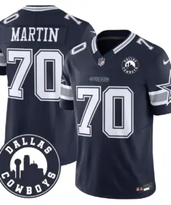 Dallas Cowboys Nike City Patch Vapor Limited Stitched Jersey - Navy - Image 7