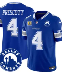Dallas Cowboys Nike City Patch Vapor Limited Stitched Jersey - Navy - Image 9
