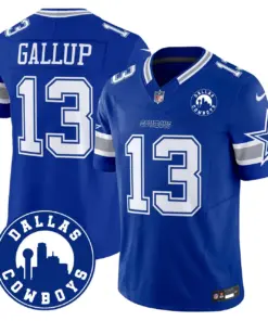 Dallas Cowboys Nike City Patch Vapor Limited Stitched Jersey - Navy - Image 13