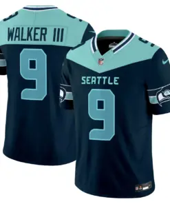 Seattle Seahawks Nike Vapor Limited Stitched Jersey - Navy - Image 5