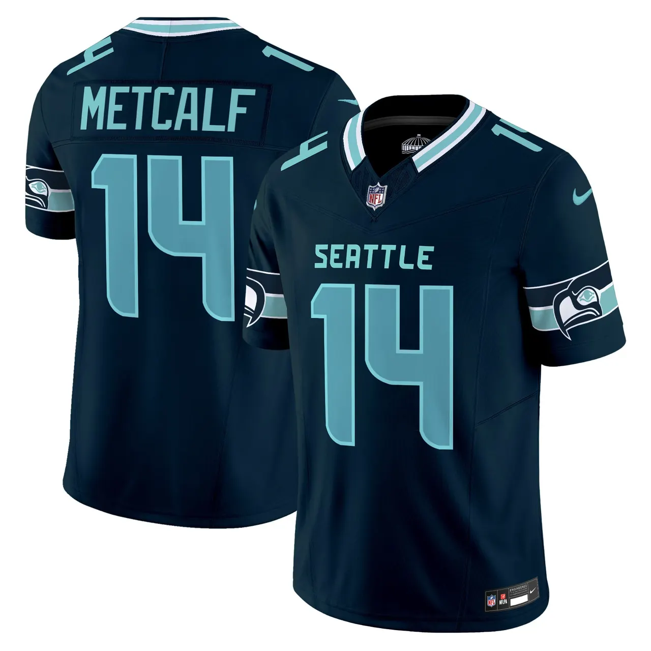 Seattle Seahawks Nike Vapor Limited Stitched Jersey - Navy - Image 11