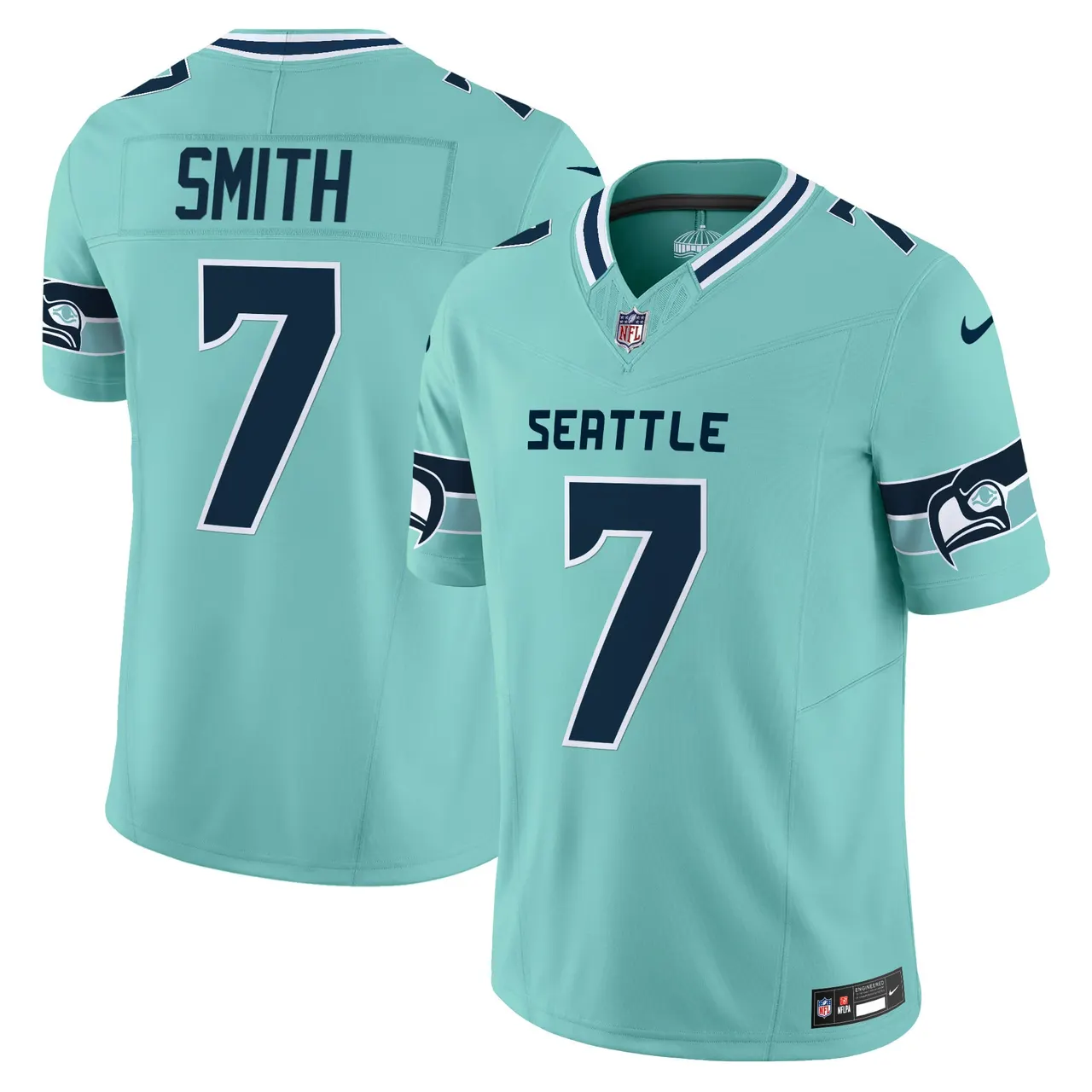 Seattle Seahawks Nike Vapor Limited Stitched Jersey - Navy - Image 17
