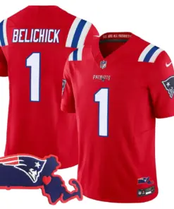 New England Patriots Nike Massachusetts Patch Vapor Stitched Jersey - Navy - Image 22