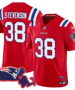New England Patriots Nike Massachusetts Patch Vapor Stitched Jersey - Navy - Image 27