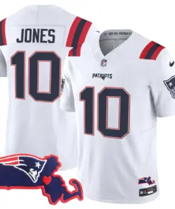 New England Patriots Nike Massachusetts Patch Vapor Stitched Jersey - Navy - Image 30