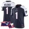 New England Patriots Nike Massachusetts Patch Vapor Stitched Jersey - Navy