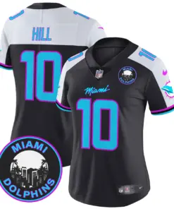 Tua Tagovailoa Miami Dolphins Nike Women's Vice Vapor Limited Stitched Jersey V3 - Black - Image 3