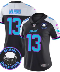 Tua Tagovailoa Miami Dolphins Nike Women's Vice Vapor Limited Stitched Jersey V3 - Black - Image 5
