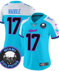 Tua Tagovailoa Miami Dolphins Nike Women's Vice Vapor Limited Stitched Jersey V3 - Black - Image 10