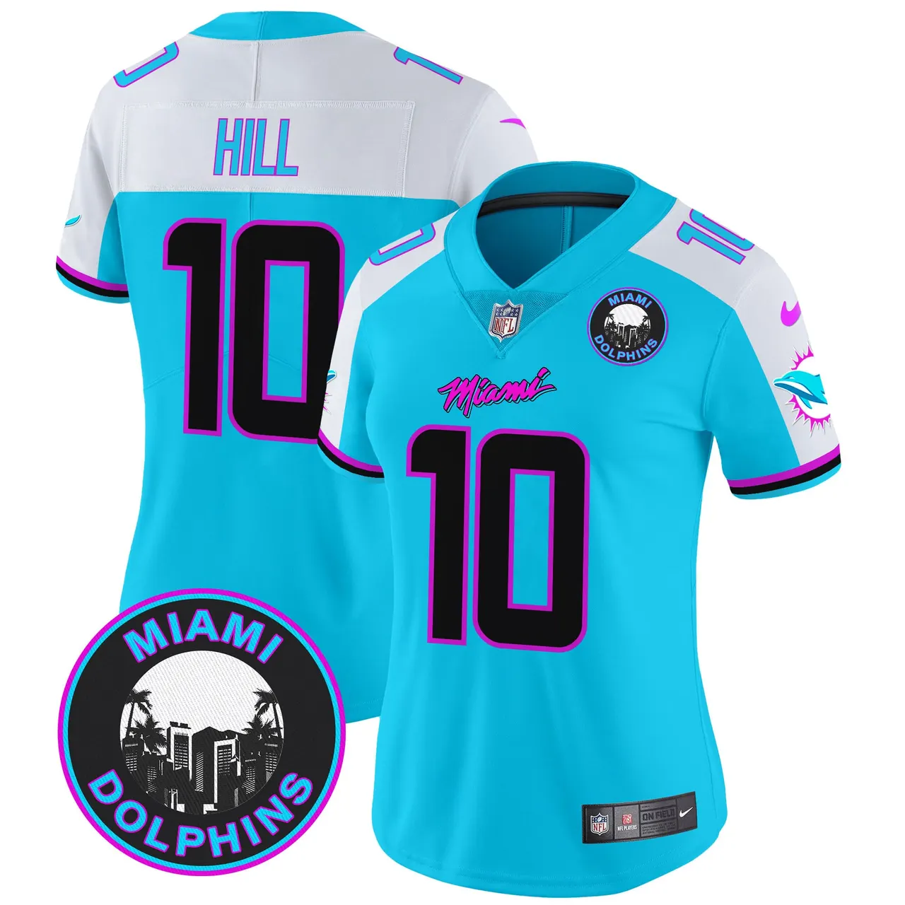 Tua Tagovailoa Miami Dolphins Nike Women's Vice Vapor Limited Stitched Jersey V3 - Black - Image 11