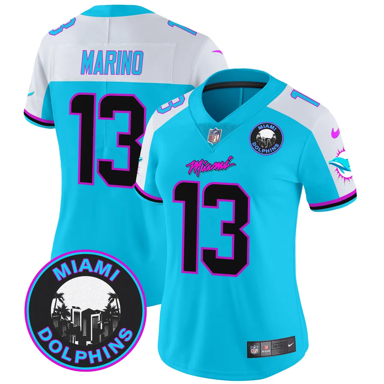 Tua Tagovailoa Miami Dolphins Nike Women's Vice Vapor Limited Stitched Jersey V3 - Black - Image 13