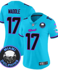 Tua Tagovailoa Miami Dolphins Nike Women's Vice Vapor Limited Stitched Jersey V3 - Black - Image 18