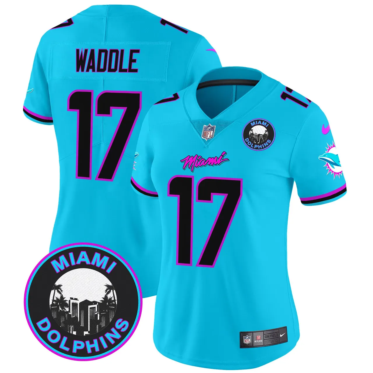 Tua Tagovailoa Miami Dolphins Nike Women's Vice Vapor Limited Stitched Jersey V3 - Black - Image 18