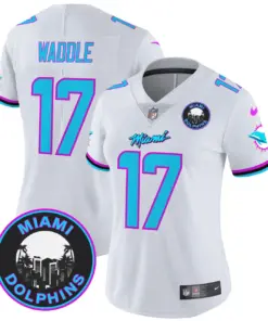 Tua Tagovailoa Miami Dolphins Nike Women's Vice Vapor Limited Stitched Jersey V3 - Black - Image 26