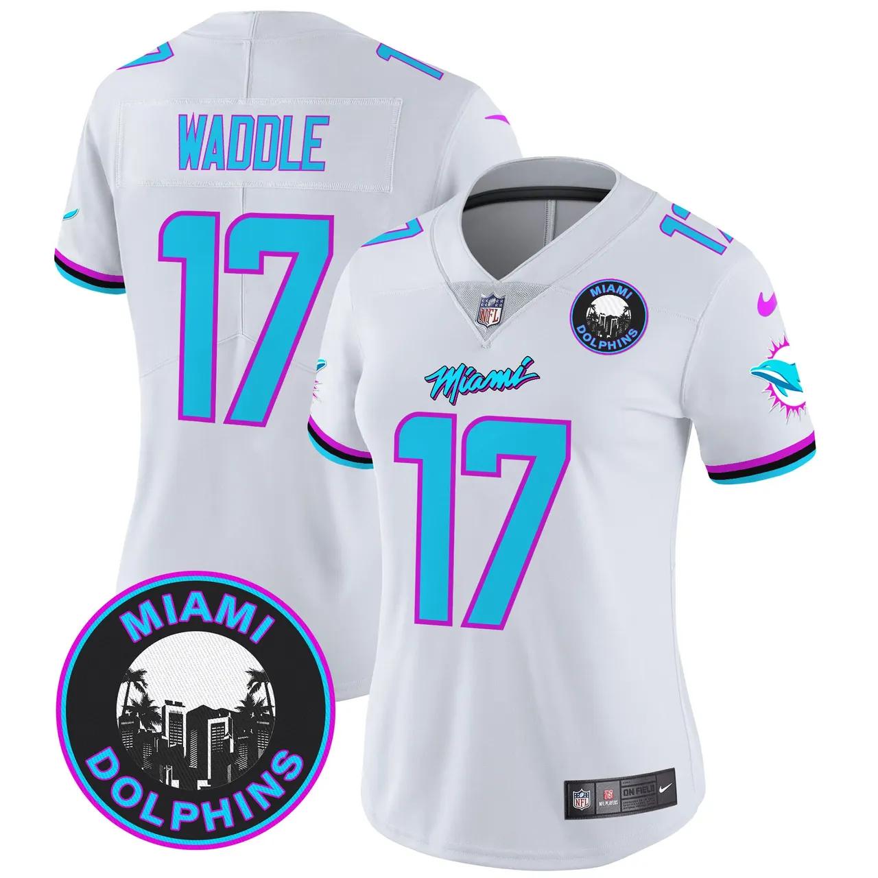 Tua Tagovailoa Miami Dolphins Nike Women's Vice Vapor Limited Stitched Jersey V3 - Black - Image 26