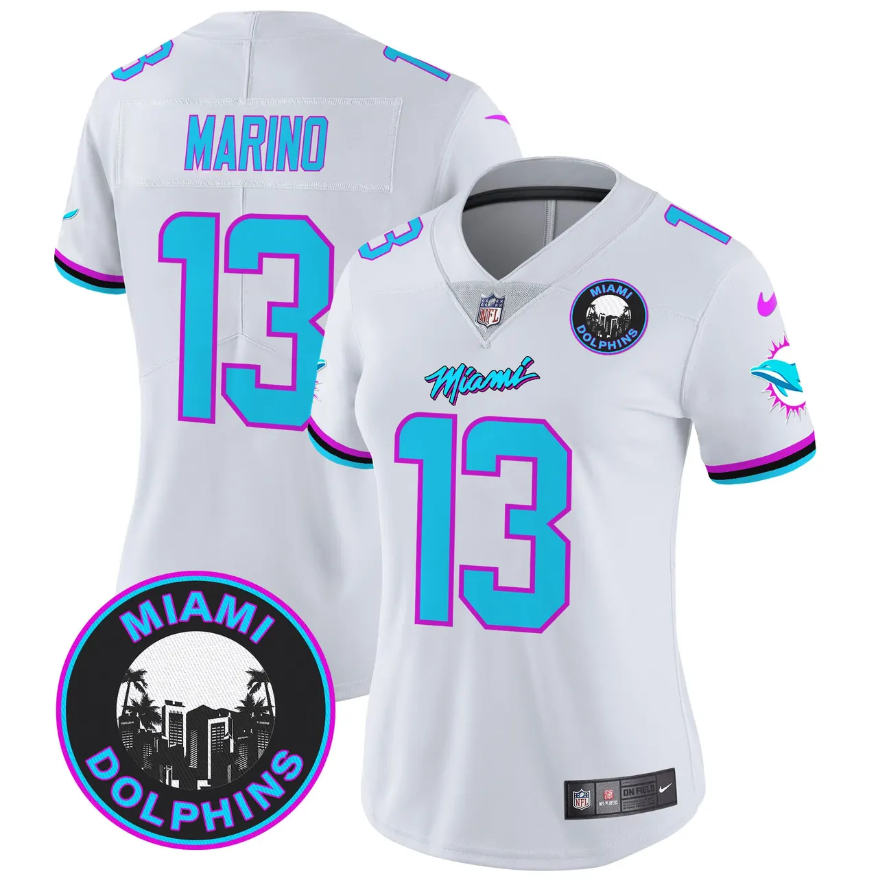 Tua Tagovailoa Miami Dolphins Nike Women's Vice Vapor Limited Stitched Jersey V3 - Black - Image 29