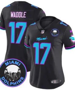 Tua Tagovailoa Miami Dolphins Nike Women's Vice Vapor Limited Stitched Jersey V3 - Black - Image 34