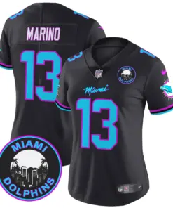 Tua Tagovailoa Miami Dolphins Nike Women's Vice Vapor Limited Stitched Jersey V3 - Black - Image 37