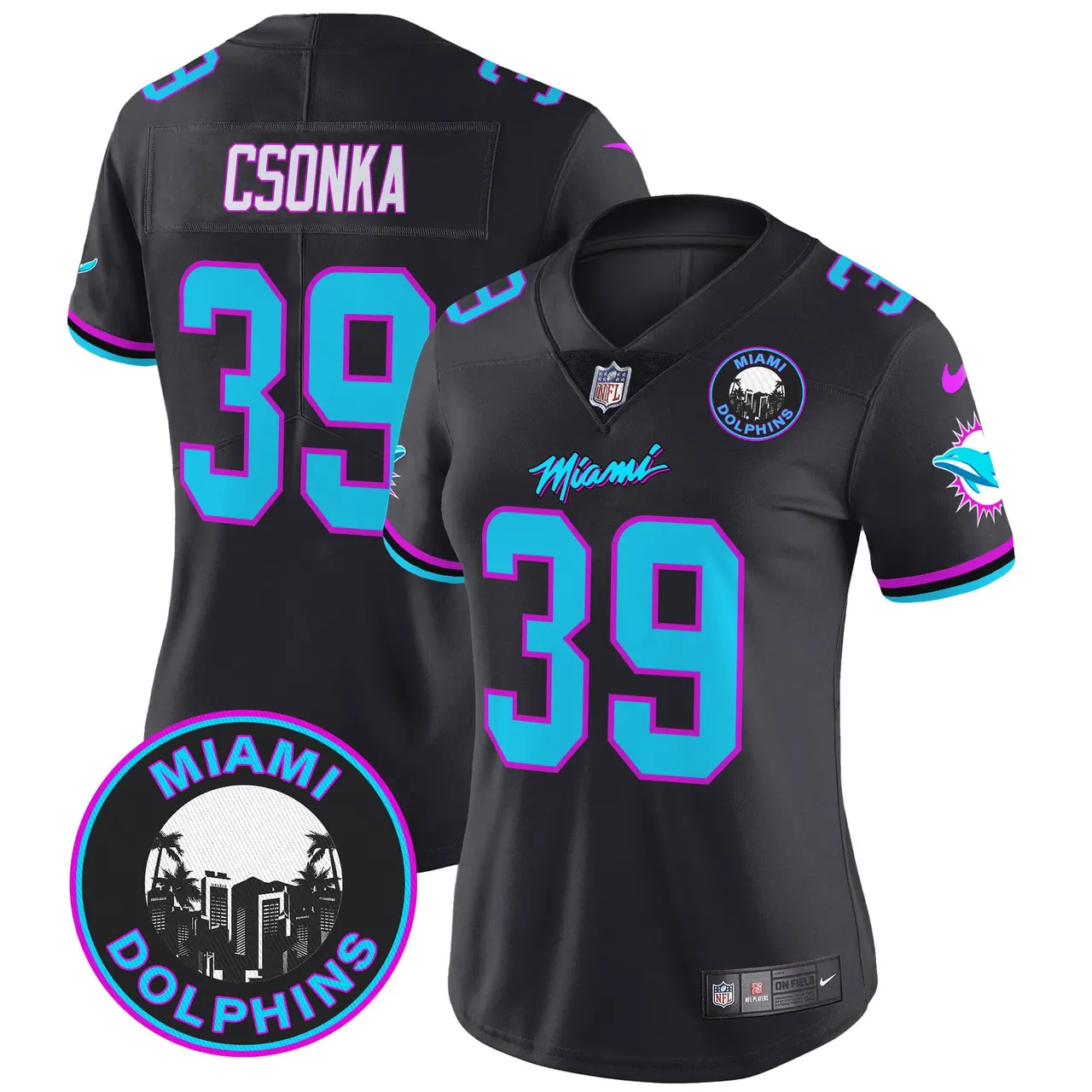 Tua Tagovailoa Miami Dolphins Nike Women's Vice Vapor Limited Stitched Jersey V3 - Black - Image 39