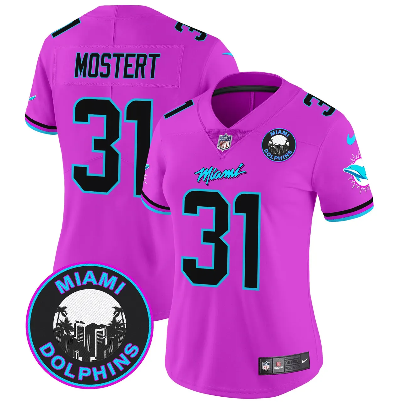 Tua Tagovailoa Miami Dolphins Nike Women's Vice Vapor Limited Stitched Jersey V3 - Black - Image 44