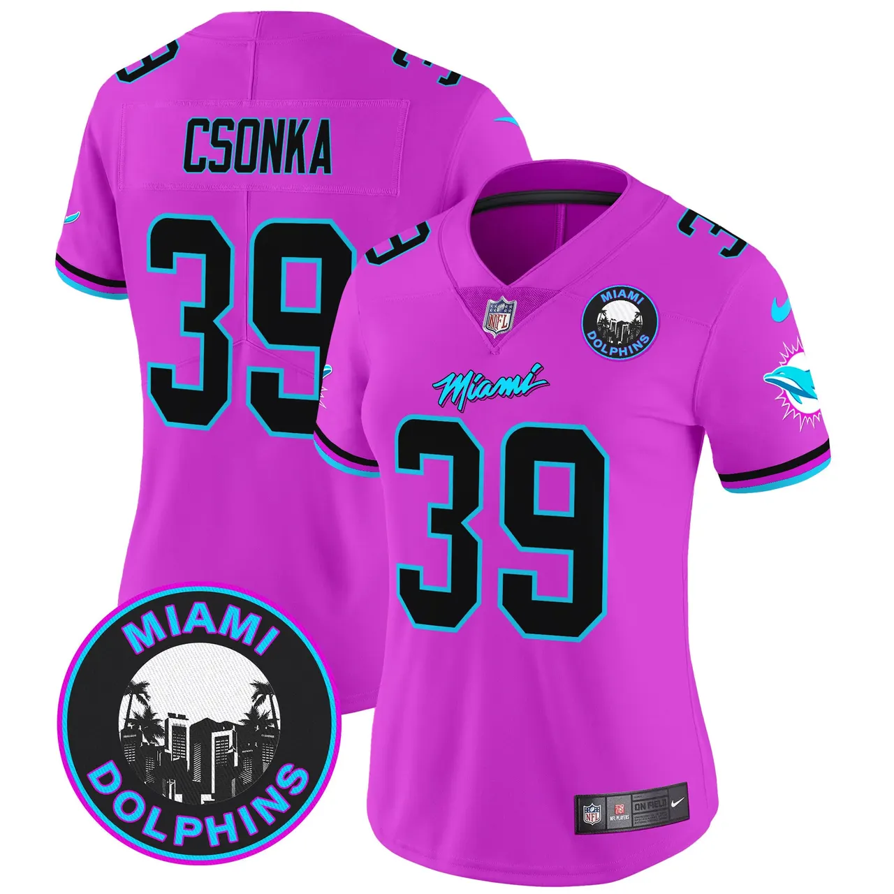 Tua Tagovailoa Miami Dolphins Nike Women's Vice Vapor Limited Stitched Jersey V3 - Black - Image 47