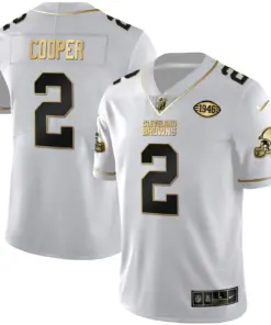 Cleveland Browns Nike Split Vapor Limited Stitched Jersey - White - Image 3