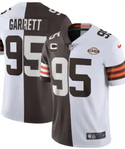 Cleveland Browns Nike Split Vapor Limited Stitched Jersey - White - Image 14