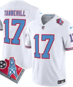 Alternative view of Tennessee Titans Nike 1997 Throwback Vapor Limited Stitched Jersey Henry - White