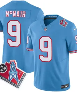 Tennessee Titans Nike 1997 Throwback Vapor Limited Stitched Jersey Henry - White - Image 14