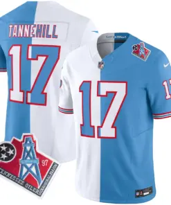 Tennessee Titans Nike 1997 Throwback Vapor Limited Stitched Jersey Henry - White - Image 16
