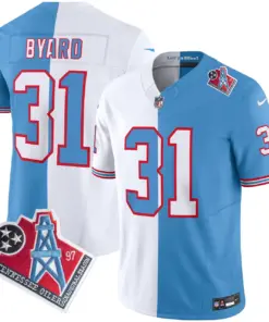 Tennessee Titans Nike 1997 Throwback Vapor Limited Stitched Jersey Henry - White - Image 20
