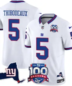 New York Giants Nike 100th Season State Patch Vapor Limited Stitched Jersey - Anthracite - Image 27