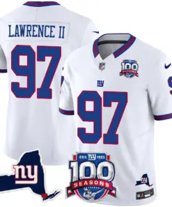 New York Giants Nike 100th Season State Patch Vapor Limited Stitched Jersey - Anthracite - Image 28