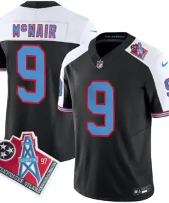 Tennessee Titans Nike 1997 Throwback Vapor Limited Stitched Jersey - Black - Image 9