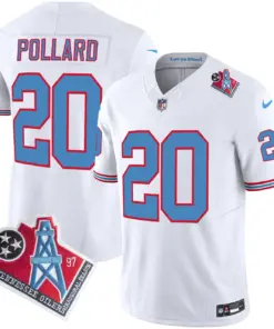 Tennessee Titans Nike 1997 Throwback Vapor Limited Stitched Jersey - Black - Image 12
