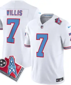 Tennessee Titans Nike 1997 Throwback Vapor Limited Stitched Jersey - Black - Image 16