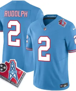 Tennessee Titans Nike 1997 Throwback Vapor Limited Stitched Jersey - Black - Image 20
