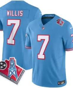 Tennessee Titans Nike 1997 Throwback Vapor Limited Stitched Jersey - Black - Image 25