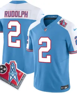 Tennessee Titans Nike 1997 Throwback Vapor Limited Stitched Jersey - Black - Image 29