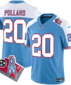 Tennessee Titans Nike 1997 Throwback Vapor Limited Stitched Jersey - Black - Image 30