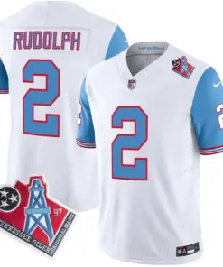 Tennessee Titans Nike 1997 Throwback Vapor Limited Stitched Jersey - Black - Image 47