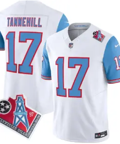 Tennessee Titans Nike 1997 Throwback Vapor Limited Stitched Jersey - Black - Image 49