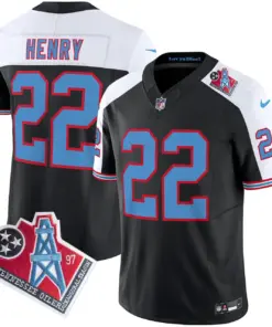 Tennessee Titans Nike 1997 Throwback Vapor Limited Stitched Jersey - Black