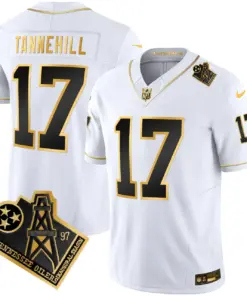 Tennessee Titans Nike 1997 Throwback Vapor Stitched Jersey - Black - Image 23