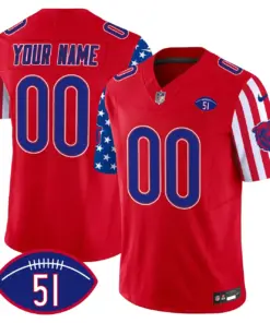 Alternative view of American Style Chicago Bears Nike Vapor Custom Limited Stitched Jersey - White