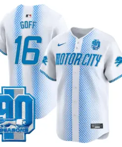 Detroit Lions Nike 90th Year Patch Vapor Premier Limited Stitched Jersey - Black - Image 10