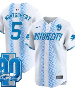 Detroit Lions Nike 90th Year Patch Vapor Premier Limited Stitched Jersey - Black - Image 12