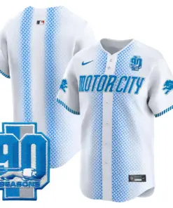 Detroit Lions Nike 90th Year Patch Vapor Premier Limited Stitched Jersey - Black - Image 16