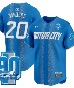Detroit Lions Nike 90th Year Patch Vapor Premier Limited Stitched Jersey - Black - Image 21